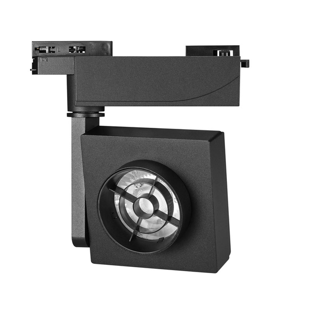 Black Color High Bright Anti Glare 35W Ra80 Ra90 Ra97 COB LED Spotlight COB LED Square Track Spot Light