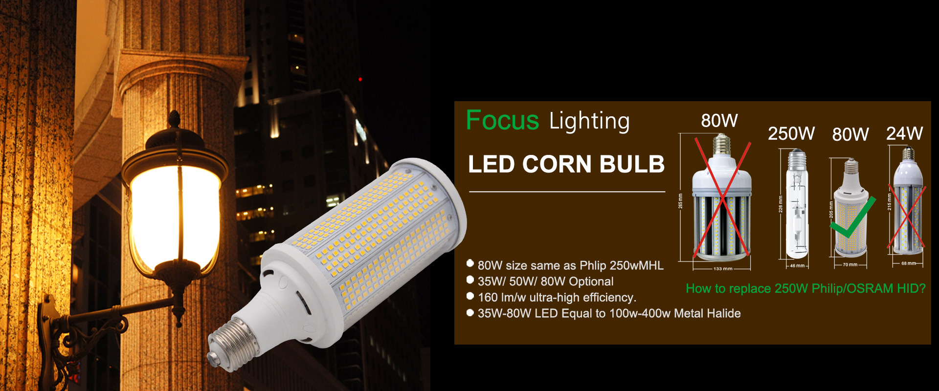 536_China SMD 5Years Warranty E27 Bulb LED Corn Light